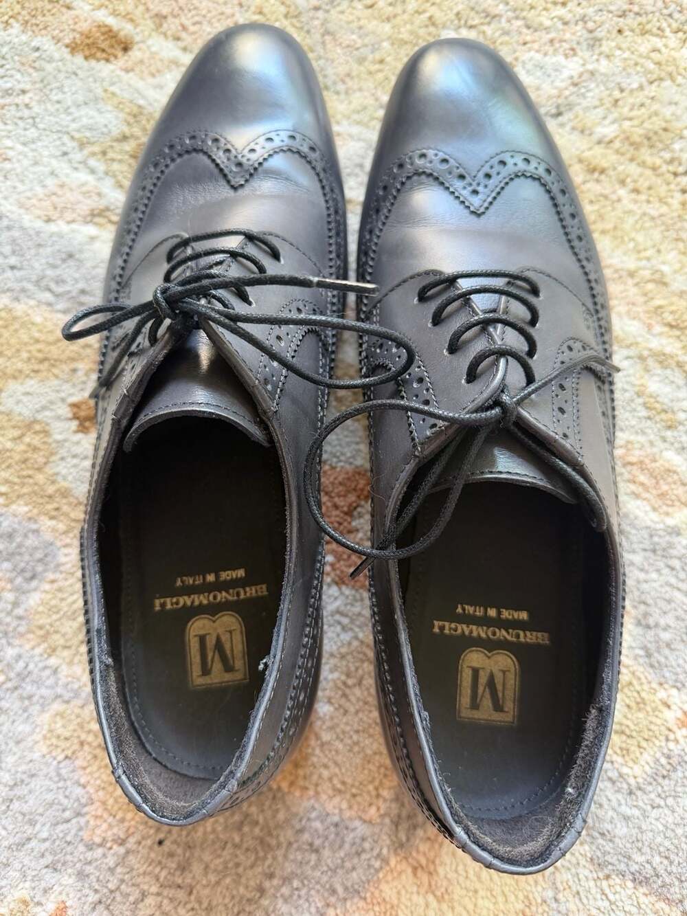 Bruno Magli Men's Bowman Wingtip Oxford Dress Shoes